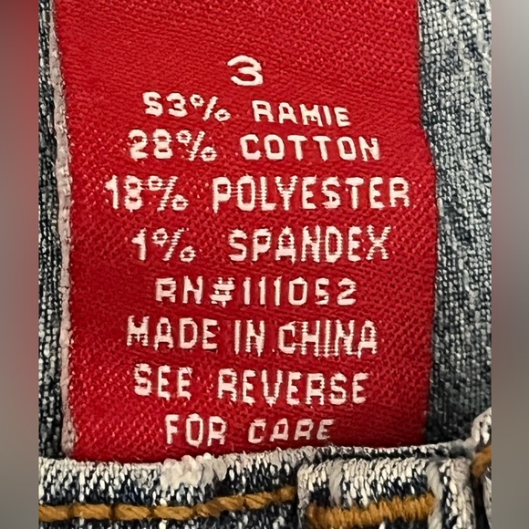 Vanilla star crystal rhinestone sequin Capri Crop denim hipster stretch jeans - Picture 8 of 9